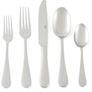 Martha Stewart Kendleton 20 pc Stainless Steel Flatware Set – Mirror Polish(Alness (Hammered Finish))
