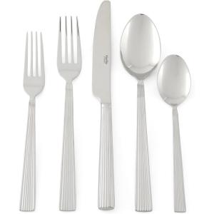 Martha Stewart Kendleton 20 pc Stainless Steel Flatware Set – Mirror Polish(Kendleton (Mirror Polish))