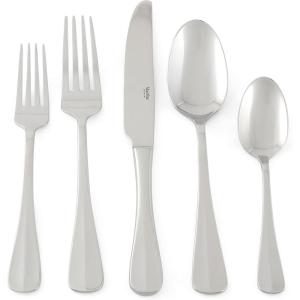 Martha Stewart Kendleton 20 pc Stainless Steel Flatware Set – Mirror Polish(Springbank (Mirror Polish))