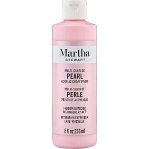 Martha Stewart Satin Acrylic Craft Paint, Wild Salmon, 8 oz(Antique Silk)