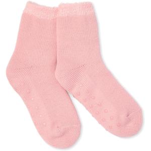 Martha Stewart Slipper Socks For Women Non Slip Grips – 2 Pairs – Fuzzy Warm Cozy Hospital Gifts, Winter Fall(Pink)