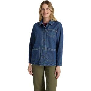 Martha Stewart Women’s Chore Jacket – Lightweight Utility Coat Casual Outerwear, Long Sleeve Work Layers(Vintage Wash)