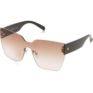 Martha Stewart Women’s MS188 Oversized UV400 Protective Square Cat Eye Shield Sunglasses – Timeless Gifts for Her, 144mm