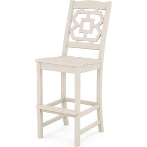 Martha Stewart by POLYWOOD® Chinoiserie Bar Side Chair in Green(Sand)