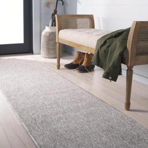 Martha Stewart x SAFAVIEH Area Rug Collection – 5′ x 8′, Beige, Non-Shedding & Easy Cleaning, Ideal for Living Room, Bedroom, Office, Dining Space (MSR920B)(Grey)