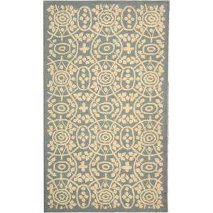 Martha Stewart x SAFAVIEH Area Rug Collection – 7’9″ x 9’9″, Aloe Green, Hand-Hooked Cotton, Ideal for Living Room, Bedroom, Dining Space (MSR1214B)(Aloe)