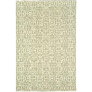 Martha Stewart x SAFAVIEH Area Rug Collection – 7’9″ x 9’9″, Aloe Green, Hand-Hooked Cotton, Ideal for Living Room, Bedroom, Dining Space (MSR1214B)(Linen)