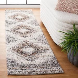 Martha Stewart x SAFAVIEH Area Rug Collection – 8′ x 10′, Ivory & Grey, Handmade Wool, Ideal for Living Room, Bedroom, Office, Dining Space (MSR3528F)(Black/Rust)