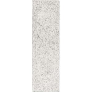 Martha Stewart x SAFAVIEH Area Rug Collection – 8′ x 10′, Ivory & Natural, Handmade Wool, Ideal for Living Room, Bedroom, Office, Dining Space (MSR3532A)(Ivory/Charcoal)