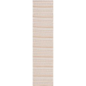 Martha Stewart x SAFAVIEH Area Rug Collection – 8′ x 10′, Taupe & Beige, Cotton, Ideal for Living Room, Bedroom, Office, Dining Space (MSR412E)(Taupe/Beige)