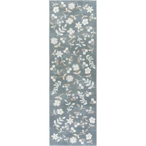 Martha Stewart x SAFAVIEH Machine Washable Area Rug Collection – 5′ x 8′, Dark Grey & Beige, Slip Resistant & Easy Cleaning, Ideal for Ideal for Living Room, Bedroom, Dining Space (MSRW197G)(Dark Grey/Beige)