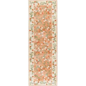 Martha Stewart x SAFAVIEH Machine Washable Area Rug Collection – 5′ x 8′, Rust & Gold, Slip Resistant & Easy Cleaning, Ideal for Ideal for Living Room, Bedroom, Dining Space (MSRW195Q)(Rust/Gold)