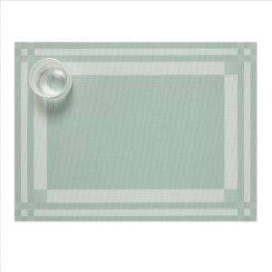 Martha by Martha Stewart | Chilewich Handkerchief Placemats in Burnt Coral – Set of 4 – Easy Care Woven Tabletop Textiles – Indoor/Outdoor – 18.5″ x 13.5″ Rectangle(Abalone)