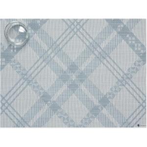 Martha by Martha Stewart | Chilewich Ribbons Placemats in Burnt Coral – Set of 4 – Easy Care Woven Tabletop Textiles – Indoor/Outdoor – 18.5″ x 13.5″ Rectangle(Sea)