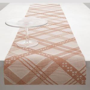 Martha by Martha Stewart | Chilewich Ribbons Table Runner in Burnt Coral – Easy Care Woven Textile – Indoor/Outdoor – Stain/Fade Resistant – 14″ x 72″(Burnt Coral)