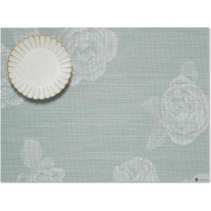 Martha by Martha Stewart | Chilewich Rosette Placemats in Abalone – Set of 4 – Easy Care Woven Tabletop Textiles – Indoor/Outdoor – 18.5″ x 13.5″ Rectangle(Abalone)