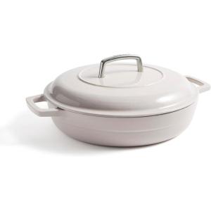 Martha by Martha Stewart 5 QT European Enameled Cast Iron Dutch Oven w/Lid – Cobblestone(Cobblestone)