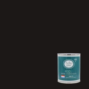 Martha by Martha Stewart Interior Paint, ECO Satin Enamel 1.0L Bedford Gray(Silhouette Black)