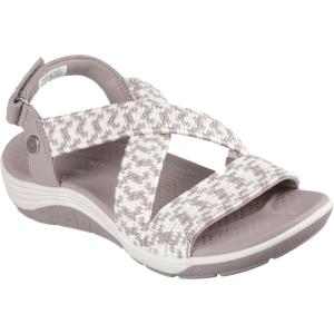 Skechers womens Martha Stewart Reggae Cup – Coastal Trail(Taupe Natural)