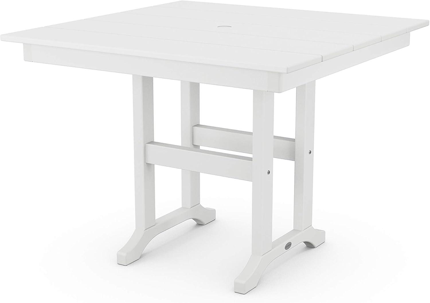 imageMartha Stewart by POLYWOOD Chinoiserie 5Piece Farmhouse Dining Set in GreenWhite