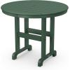 Martha Stewart by POLYWOOD® Chinoiserie 3-Piece Farmhouse Dining Set in Mahogany(Green)