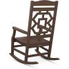 Martha Stewart by POLYWOOD® Chinoiserie 3-Piece Rocking Chair Set in Green(Mahogany)