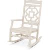 Martha Stewart by POLYWOOD® Chinoiserie 3-Piece Rocking Chair Set in Green(Sand)