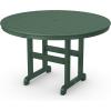 Martha Stewart by POLYWOOD® Chinoiserie 5-Piece Round Farmhouse Dining Set in Sand(Green)