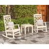 Martha Stewart by POLYWOOD® Chinoiserie Rocking Chair in Sand(Sand)