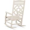 Martha Stewart by POLYWOOD® Chinoiserie Rocking Chair in Sand(Sand)