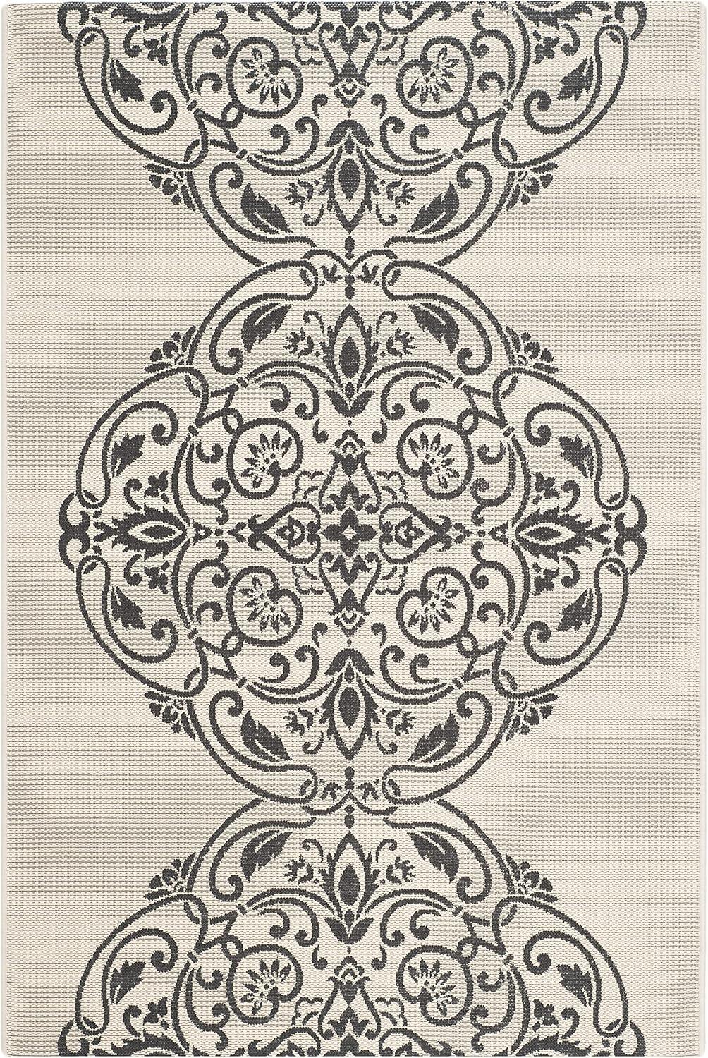 imageMartha Stewart x SAFAVIEH Outdoor Area Rug Collection 8 x 112quot Beach Grass Weather Resistant ampamp Washable Ideal for Patio Backyard Mudroom Deck Dining Space MSR4230Silhouette