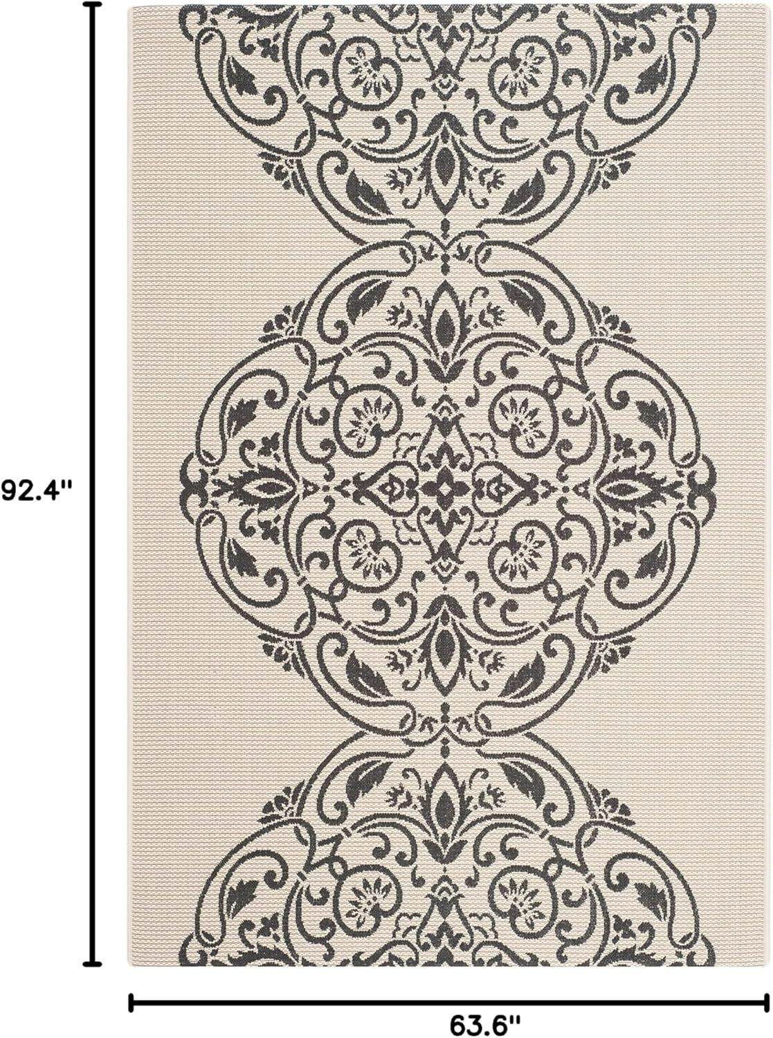 imageMartha Stewart x SAFAVIEH Outdoor Area Rug Collection 8 x 112quot Beach Grass Weather Resistant ampamp Washable Ideal for Patio Backyard Mudroom Deck Dining Space MSR4230Silhouette