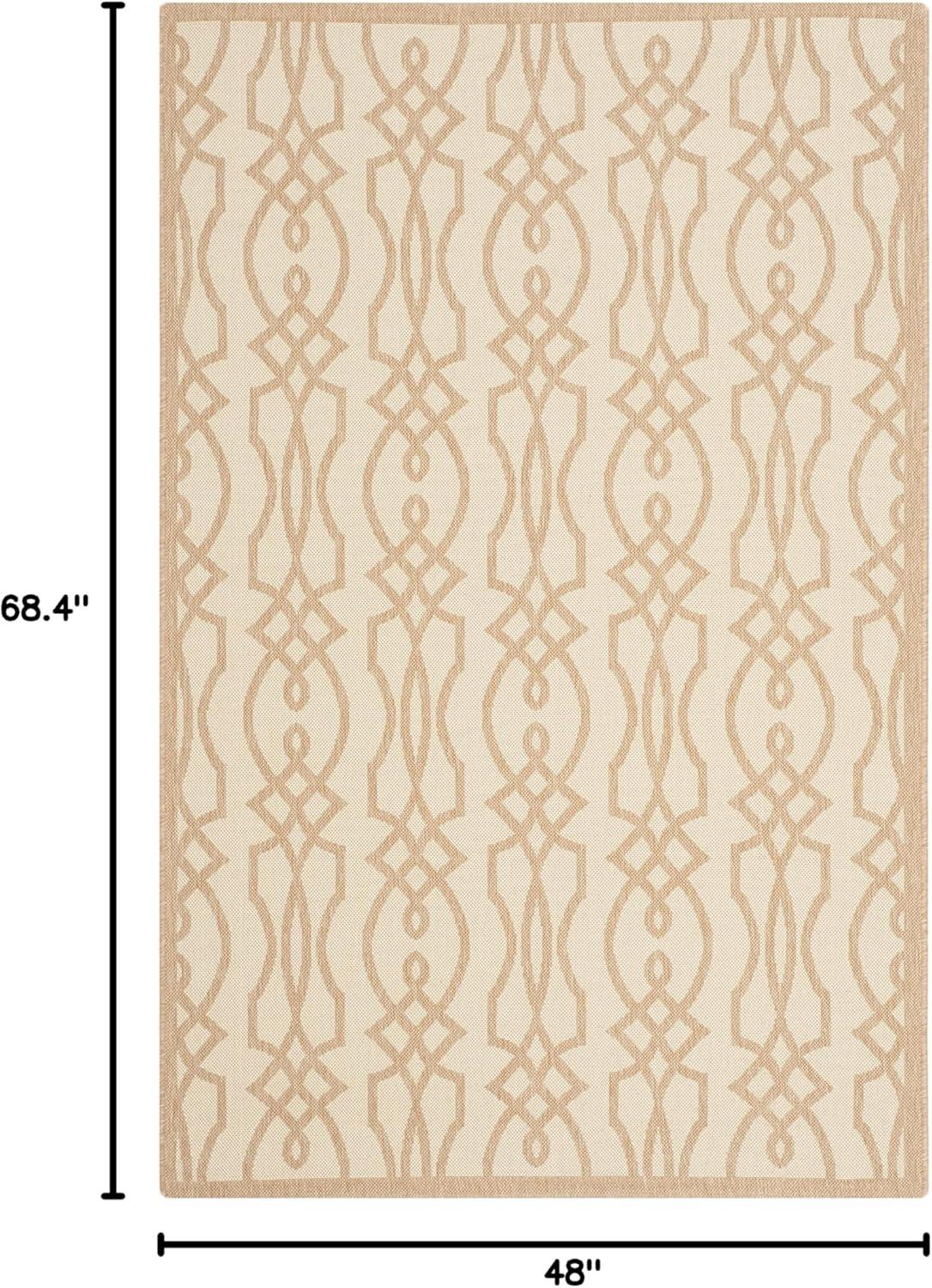 imageMartha Stewart x SAFAVIEH Outdoor Area Rug Collection 8 x 112quot Hickory Weather Resistant ampamp Washable Ideal for Patio Backyard Mudroom Deck Dining Space MSR4220030Hickory