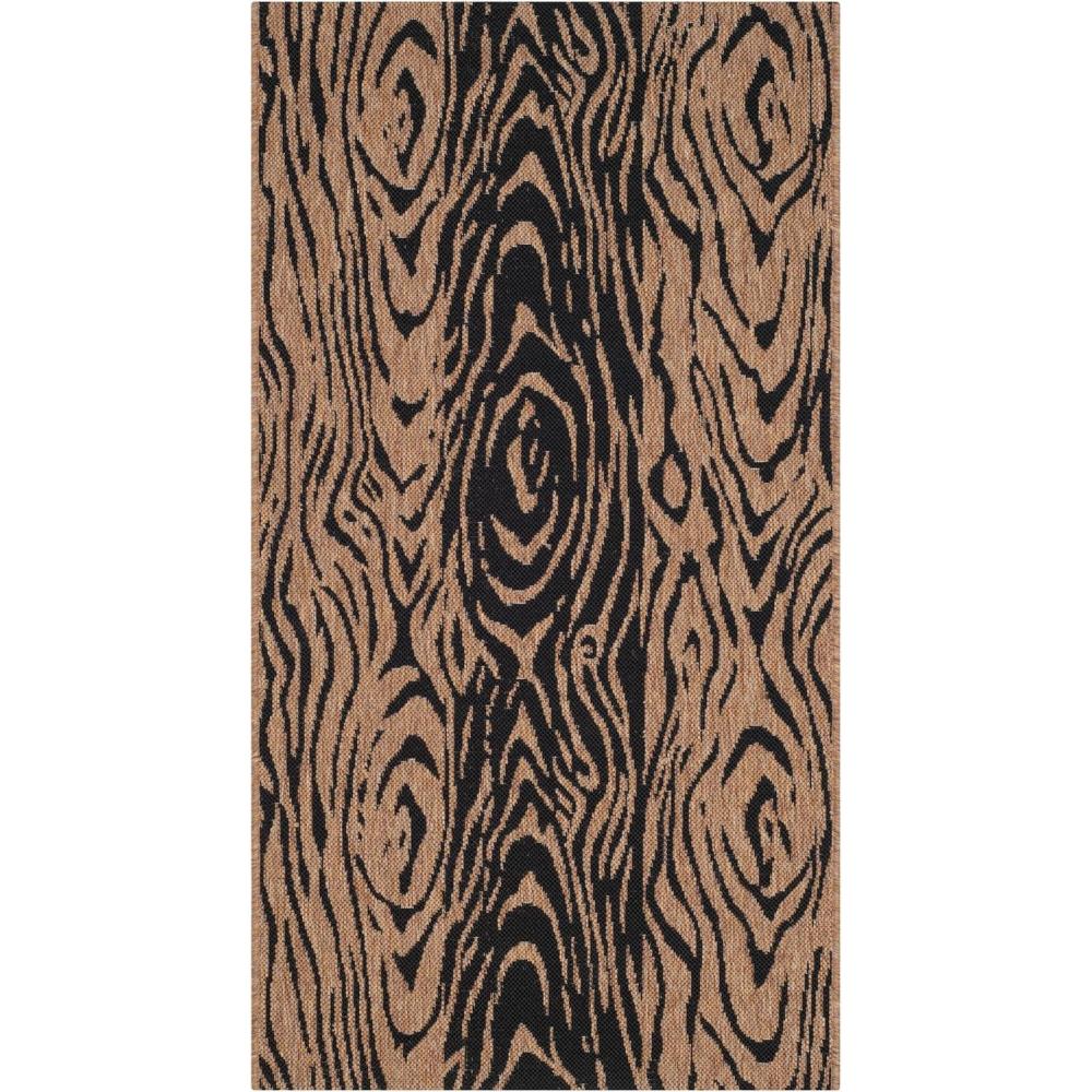 imageMartha Stewart x SAFAVIEH Outdoor Area Rug Collection 8 x 112quot Dark Beige ampamp Beige Weather Resistant ampamp Washable Ideal for Patio Backyard Mudroom Deck Dining Space MSR4126BCoffeeBlack