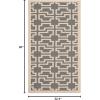 Martha Stewart x SAFAVIEH Outdoor Area Rug Collection – 8′ x 11’2″, Beige & Terracotta, Weather Resistant & Washable, Ideal for Patio, Backyard, Mudroom, Deck, Dining Space (MSR4281-231)(Anthracite/Beige)