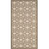 Martha Stewart x SAFAVIEH Outdoor Area Rug Collection – 8′ x 11’2″, Beige & Terracotta, Weather Resistant & Washable, Ideal for Patio, Backyard, Mudroom, Deck, Dining Space (MSR4281-231)(Beige/Brown)