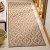 Martha Stewart x SAFAVIEH Outdoor Area Rug Collection – 8′ x 11’2″, Green & Beige, Weather Resistant & Washable, Ideal for Patio, Backyard, Mudroom, Deck, Dining Space (MSR4274-244)(Blue/Beige)