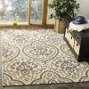 Martha Stewart x SAFAVIEH Outdoor Area Rug Collection – 8′ x 11’2″, Beige & Anthracite, Weather Resistant & Washable, Ideal for Patio, Backyard, Mudroom, Deck, Dining Space (MSR4114-23612)(Beige/Anthracite)