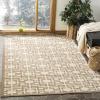 Martha Stewart x SAFAVIEH Outdoor Area Rug Collection – 8′ x 11’2″, Beige & Terracotta, Weather Resistant & Washable, Ideal for Patio, Backyard, Mudroom, Deck, Dining Space (MSR4281-231)(Beige/Brown)