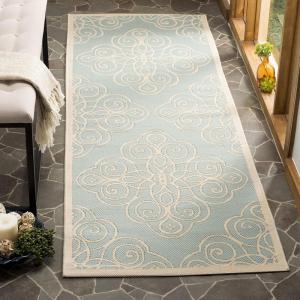 Martha Stewart x SAFAVIEH Outdoor Area Rug Collection – 8′ x 11’2″, Lily Pad, Weather Resistant & Washable, Ideal for Patio, Backyard, Mudroom, Deck, Dining Space (MSR4244-228)(Sunken Pool)