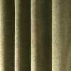 Martha Stewart Martha’s Velvet Long Curtains for Living Room- 50″ x 84″, Room Darkening Curtain Panel Pair, Green(Green)