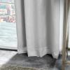 Martha Stewart Park Avenue Metallic Blackout Back Tab Window Curtain Panel Pair, 84″, Blush(Silver)