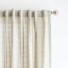 Martha Stewart Sage Green Light Filtering Window Curtains for Living Room – 50″ x 84″ – Set of 2 – Back Tab Panels – Textured Stitch(Sage)