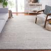 Martha Stewart x SAFAVIEH Area Rug Collection – 8′ x 10′, Ivory & Beige, Handmade Wool, Ideal for Living Room, Bedroom, Office, Dining Space (MSR9650B)(Ivory/Blue)
