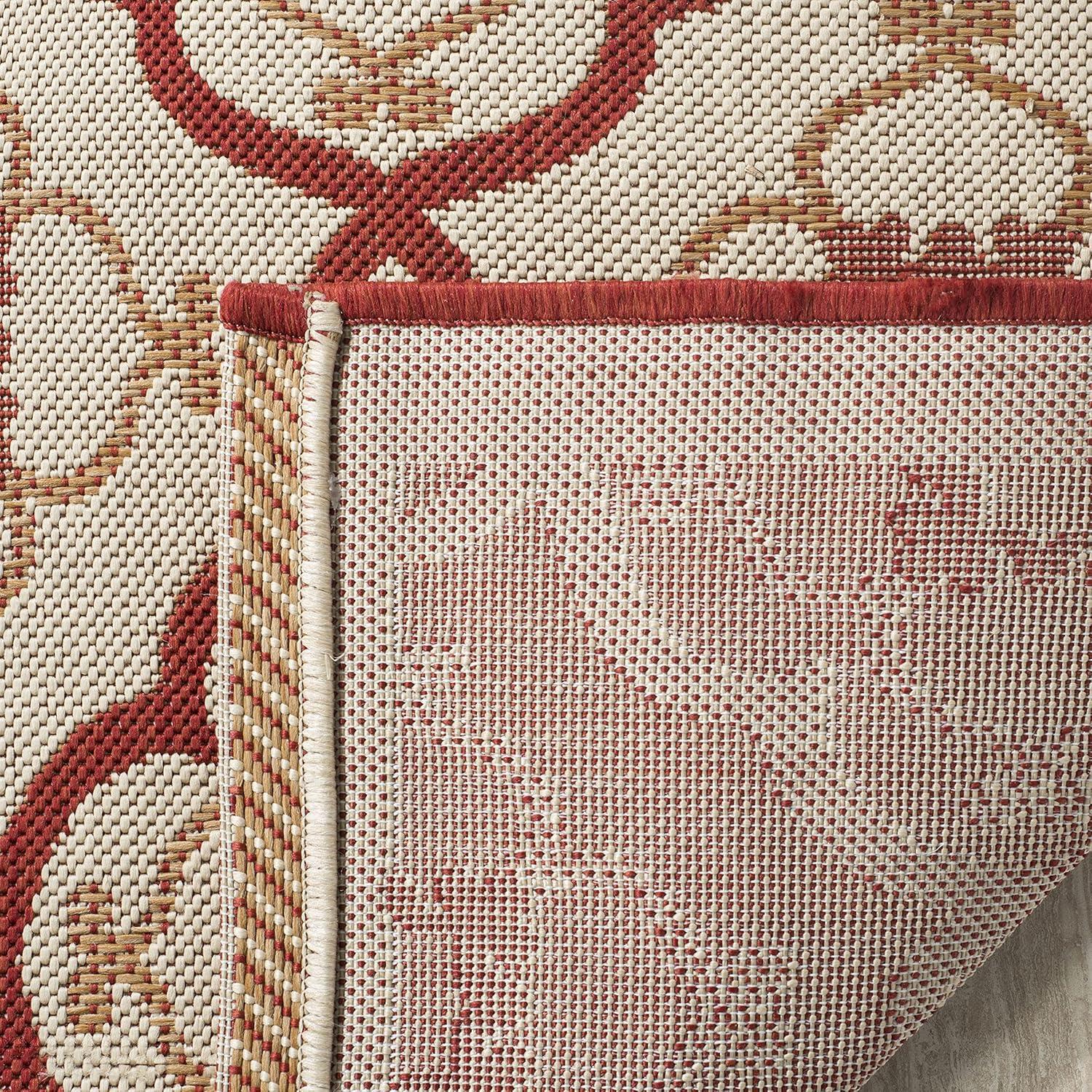 imageMartha Stewart x SAFAVIEH Outdoor Area Rug Collection  8 x 112quot Bougainvillea Weather Resistant ampamp Washable Ideal for Patio Backyard Mudroom Deck Dining Space MSR4262238