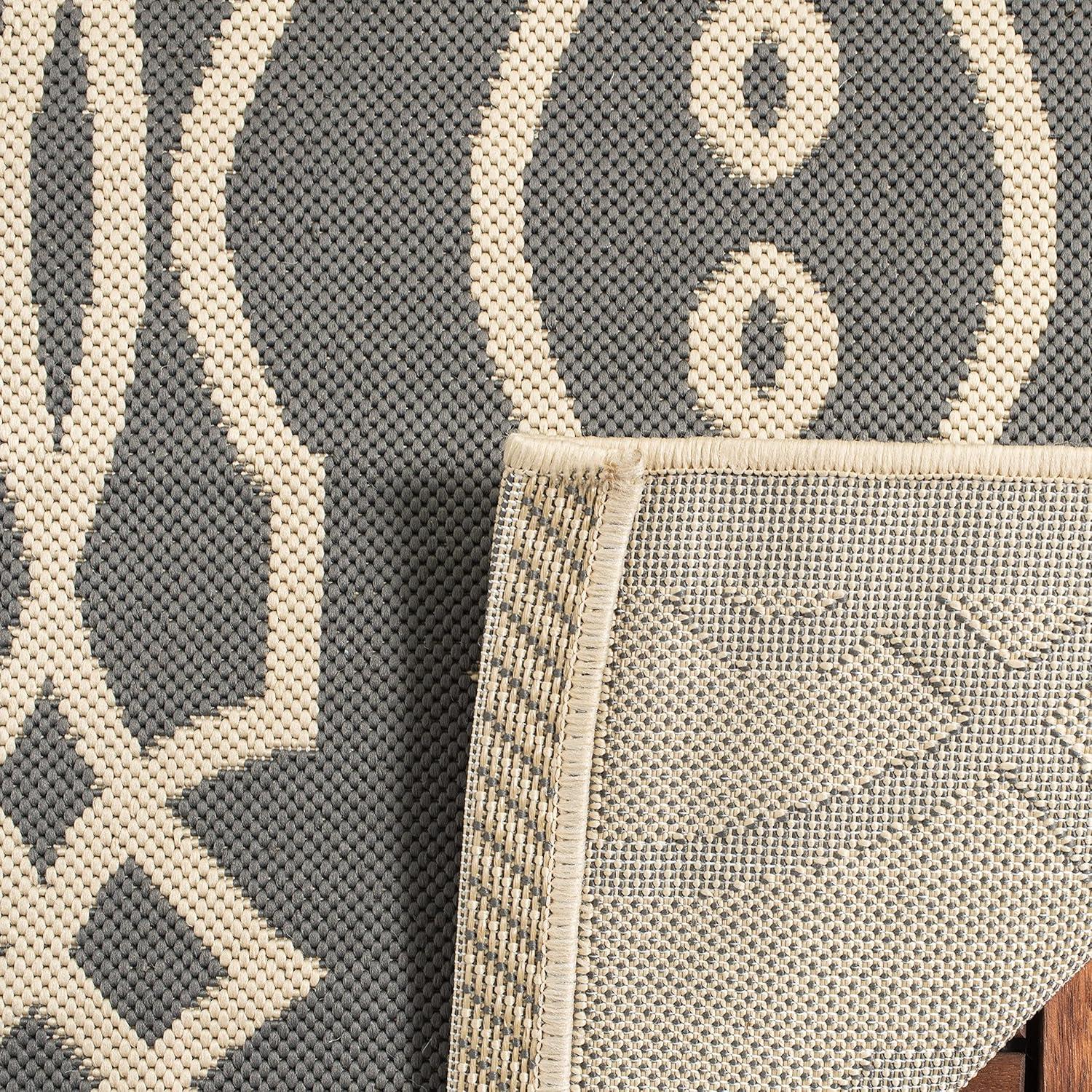 imageMartha Stewart x SAFAVIEH Outdoor Area Rug Collection  8 x 112quot Cement Weather Resistant ampamp Washable Ideal for Patio Backyard Mudroom Deck Dining Space MSR4220246