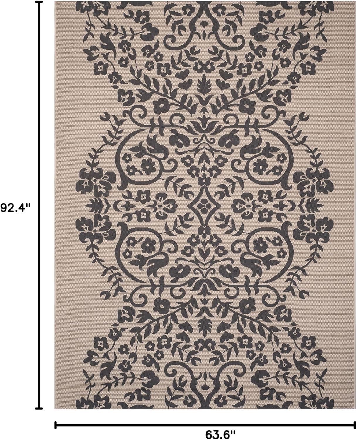 imageMartha Stewart x SAFAVIEH Outdoor Area Rug Collection  8 x 112quot Cinnamon Stick Weather Resistant ampamp Washable Ideal for Patio Backyard Mudroom Deck Dining Space MSR4256241Hickory