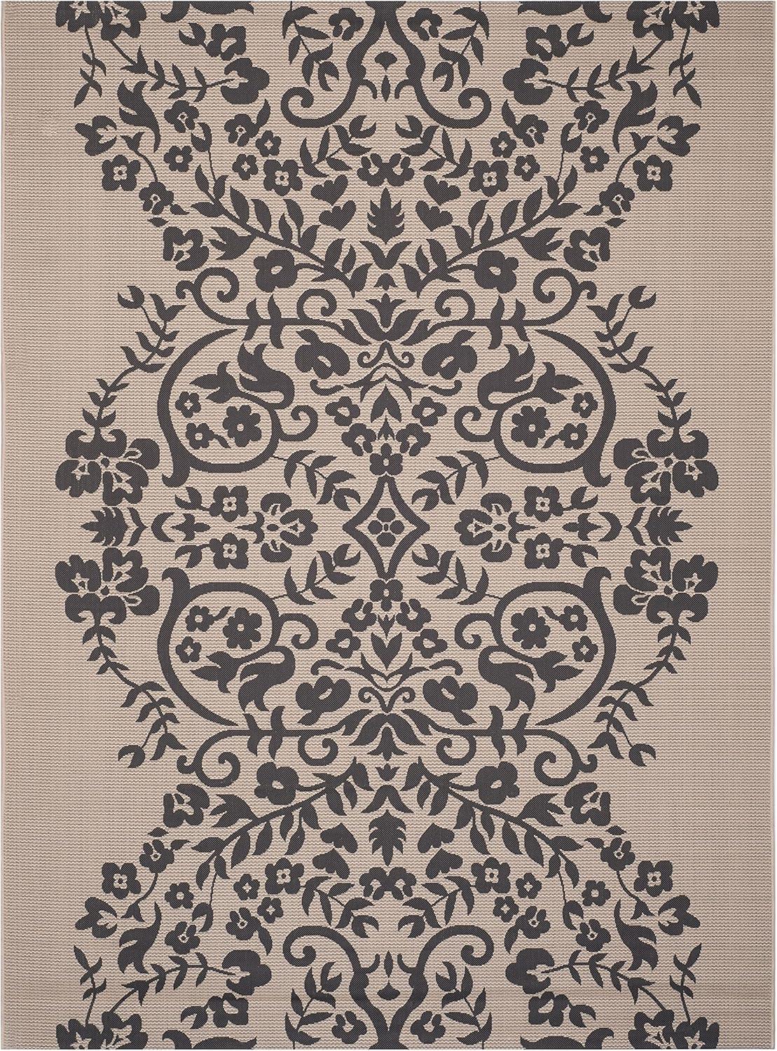 imageMartha Stewart x SAFAVIEH Outdoor Area Rug Collection  8 x 112quot Cinnamon Stick Weather Resistant ampamp Washable Ideal for Patio Backyard Mudroom Deck Dining Space MSR4256241Hickory