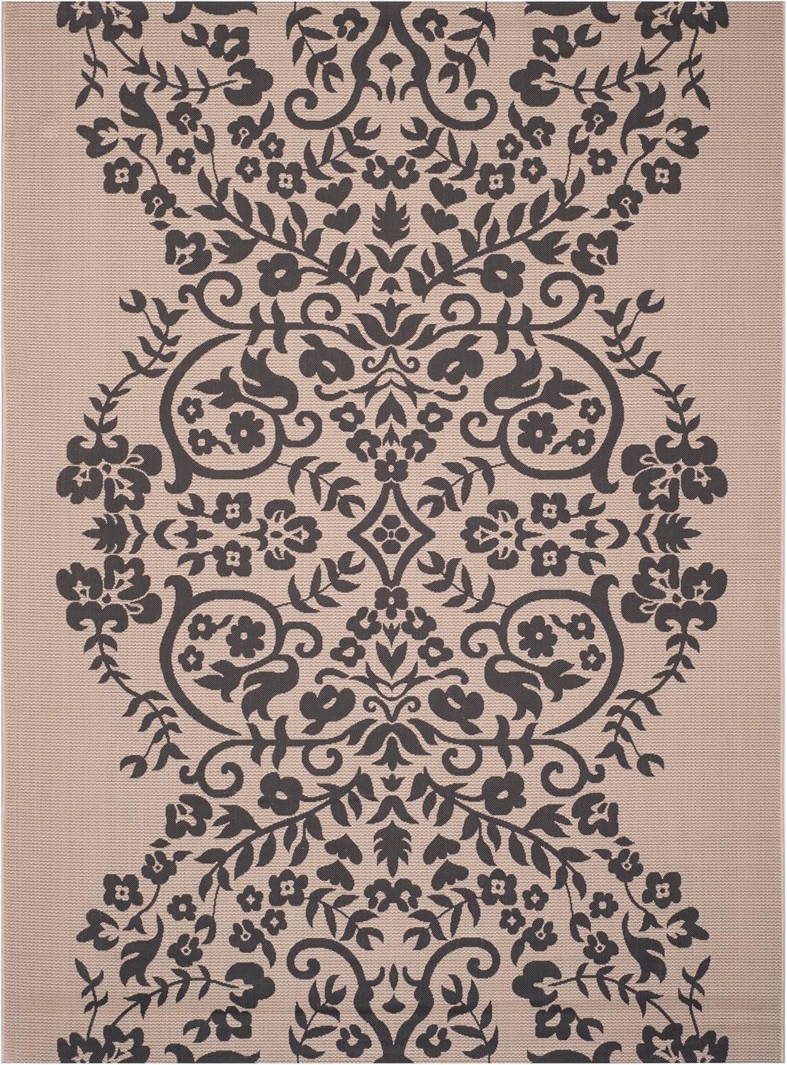 imageMartha Stewart x SAFAVIEH Outdoor Area Rug Collection  8 x 112quot Cinnamon Stick Weather Resistant ampamp Washable Ideal for Patio Backyard Mudroom Deck Dining Space MSR4256241Hickory