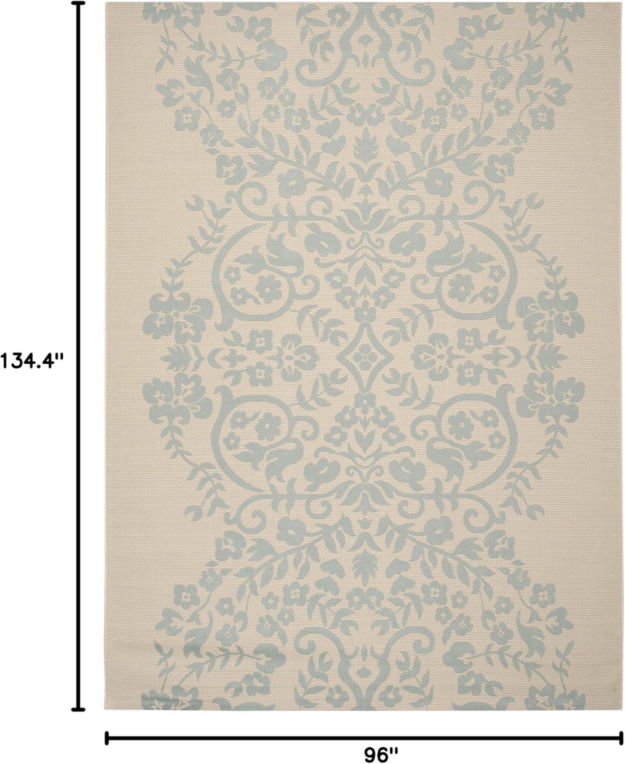 imageMartha Stewart x SAFAVIEH Outdoor Area Rug Collection 8 x 112quot Cinnamon Stick Weather Resistant ampamp Washable Ideal for Patio Backyard Mudroom Deck Dining Space MSR4256241Rainwater